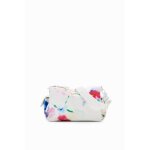 Sac � main - desigual - 24saxp69 - blanc - effet cuir - imprim� floral - zipp�e