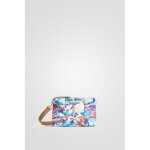 Sac � main - desigual - sac pochette � bandouli�re - multicolore - 3 compartiments - bandouli�re ajustable ...