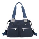 Sac � main femme sac bandouli�re - xjydncg - nylon imperm�able - grande capacit� - bleu fonc�