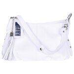 Sac � main femme en cuir italien - mod�le lobe blanc