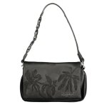 Sac � main femme - desigual - nero - poliuretano 100% - motif floral - fermeture rabat