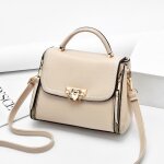 Sac a main femme - petit sac carr� simple texture casual sac � main - beige ny?