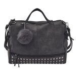 Sac a main femmes rivet sac grand fourre - tout sac besace sac  bandoulire voyage bk #hi10471