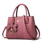 Sac a main femme - xjdyncg - grande capacit� - cuir pu - bandouli�re amovible - rose