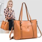 Sac � main femmes - xjydncg - sac bandouli�re femme - cuir pu souple vintage - grande capacit� - marron ...