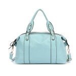 Sac � main femmes - xjydncg - cuir pu souple vintage - grande capacit� - bleu clair
