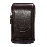 Sac a mainhommes cuir de vachette militaire cellule - tlphone portable housse peau hanche ceinture ...