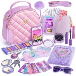 Sac � main licorne pour petite fille 3 ans ? ensemble jouet avec maquillage journal masque portefeuille ...