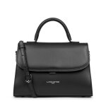 Sac lancaster  rabat avec fermoir suave even 433 - 17 noir