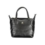Sac � main tommy hilfiger en polyester noir