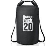 Sac de natation �tanche flottant 20l - �quipement sec pour bateau p�che rafting et randonn�e en rivi�re ...