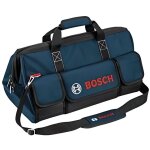 Sac � outils - bosch - taille m - polyester r�sistant - 3 compartiments - acc�s facile