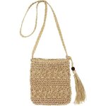 Sac de paille pour femmes sac de paille unique pour lt petits sacs de plage avec pompon tissage fait ...