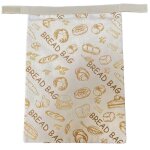 Sac pain cire d?abeille - lin coton zip l boucle double couche fermeture auto - agrippante norvyn
