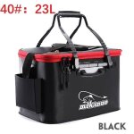 Sac de p�che portable - xvx - 23 l �tanche zip eva - pour camping plein air (noir)