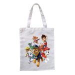 Sac personnalisable - pat patrouille - 35x41 cm - 100% polyester - pour enfants - blanc
