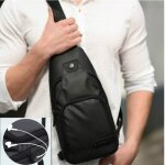 Sac de poitrine pour homme sac  bandoulire en tissu oxford sac messenger