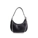 Sac port� �paule chabrand - noir - 24 * 12 * 7 cm - cuir - femme