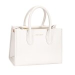 Sac port� main femme - similicuir pu - taille moyenne - couleur blanc