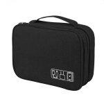 Sac rangement c�bles universel pour tablette / disque dur / chargeur / cartes m�moire voyage / bureau ...