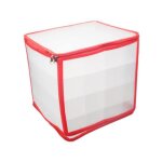 Organisateur de conteneurs - sac de rangement nol - 64 diviseurs - plastique - rouge