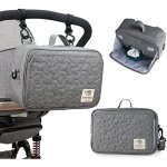 Sac de rangement pour poussette avec bandoulière à utiliser comme sac fourre - tout avec 2 crochets pour ... Sac de rangement pour poussette avec bandoulière à utiliser comme sac fourre - tout avec 2 crochets pour ...