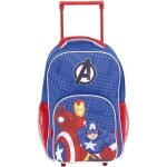 Sac  roulettes - avengers - 24 x 36 x 12 cm - polyester - trolley fixe - multicolore
