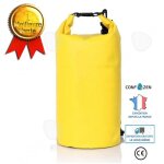 Sac seau tanche confozen - jaune - 10l - pvc protection de lenvironnement