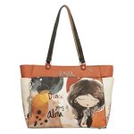 Sac shopping - anekke - rouge - taille tu - 100% polyurethane - adulte - femme