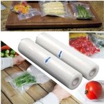 Sac sous vide alimentaire 2 rouleaux 25x500cm de mise sous vide pour machine sous vide et la conservation ...