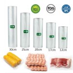 Sac sous vide alimentaire - leoclotho - 5 rouleaux - sans bpa - certification lfgb - certification fda ...