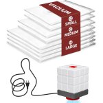 Sac sous vide vetement aspirateur avec pompe �lectrique lot de 8 (4 grands 2 moyens 2 petits) sac de ...