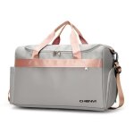 Sac de sport - femme - gris - r�sistant � leau - s�paration sec / humide - 31x48x23 cm