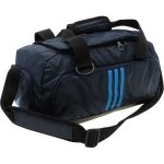 Sac de sport - adidas - 3 stripes - noir et bleu - h56 x l26 x p28 cm - multisport