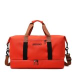 Sac de sport impermable avec compartiment chaussures sac de voyage en oxford homme et femme pour gym ...
