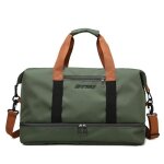 Sac de sport impermable avec compartiment chaussures sac de voyage en oxford homme et femme pour gym ...