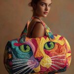 Sac de sport matelass� hippie sac de voyage fleuri vintage sac de week - end grande capacit�sac de voyage ...