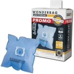 Sacs microfibres par 10 wonderbag wb408120 pour aspirateur
