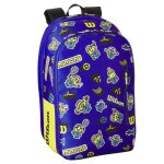 Sac de tennis bleu / jaune gar�on wilson minions 3