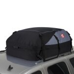 Sac de toit voiture pour voyage coffre de toit voiture souple oxford ou 500d b�che - 130�100�45cm - noir ...