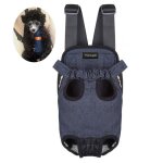 Sac transport animaux - tchoupin - 38 x 28 x 1 cm ventral respirant maille chien sangle simple double ...