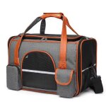 Sac de transport pour chat 45x28x25cm sac � dos transport portable pour chiens voyage gris