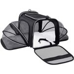 Sac de transport chat chien extensible structure solide rangement facile filet respirant spacieux pliable ...