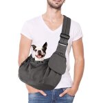 Sac de transport sling dog charpe papoose main libre pour chien chiot sac de transport de chat avec ...