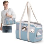 Sac de transport souple pour petits chiens et chats sac pliable et respirant avec laisse de s�curit� ...
