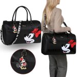 Sac de voyage - disney - minnie mouse - noir - 45x17x28 cm - matriaux durables