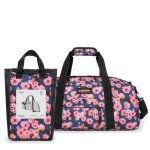 Sac voyage eastpak stand + 7d1 soft navy rose