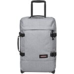 Sac de voyage - eastpak - tranverz s - gris - double compartiment - cadenas tsa - trolley