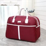 Sacs de voyage femmes oxford grande capacit femmevin rouge