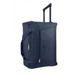 Sac de voyage cabine avec roulettes 42l 50cm - marine - ba60481m